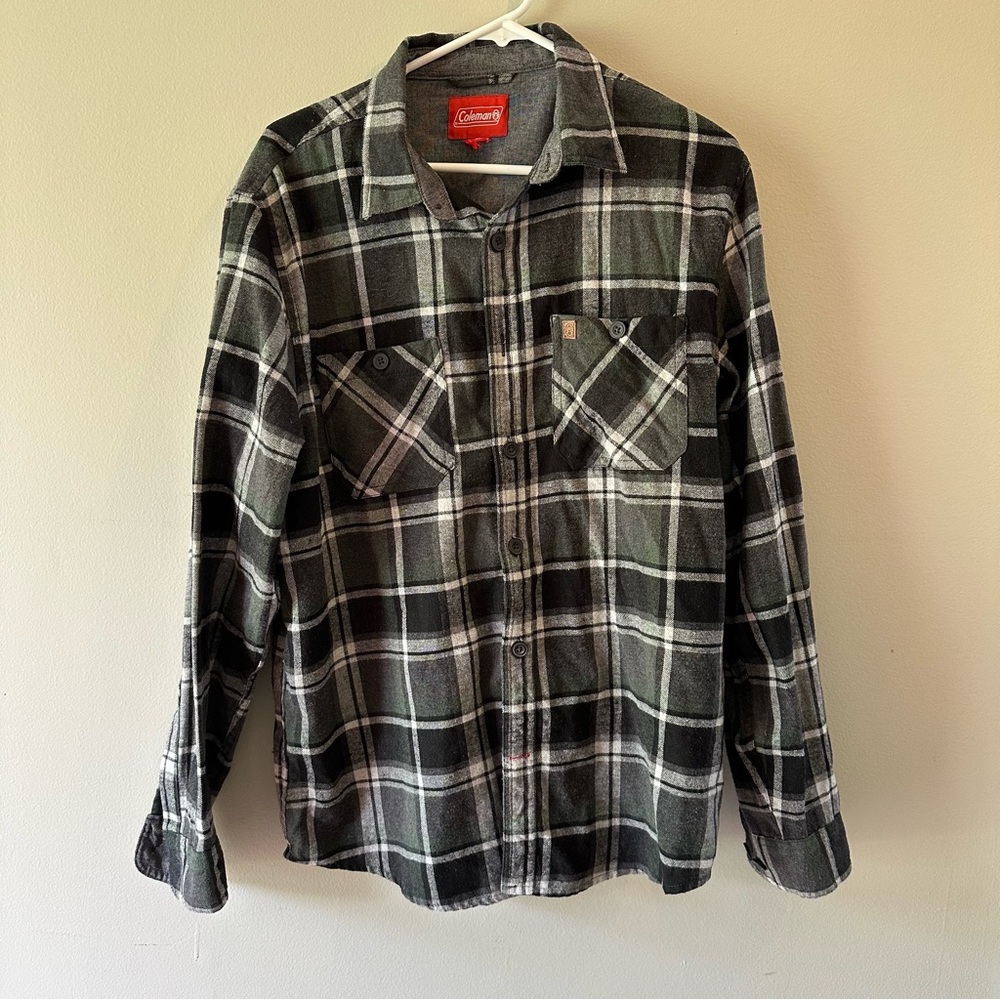 Carhartt Green Plaid Flannel Shirt